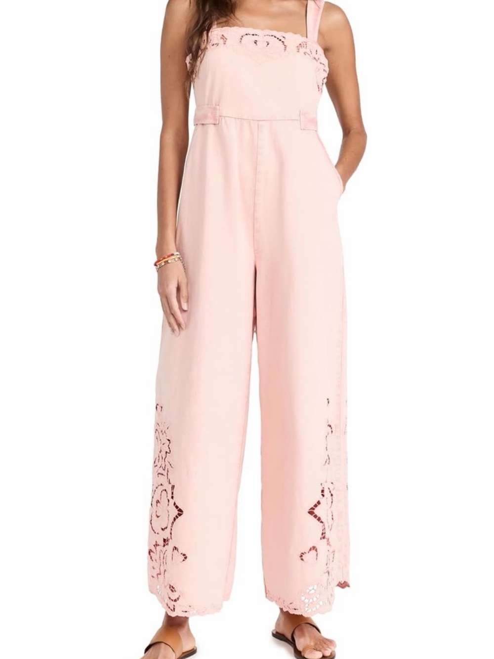 Free People Women's Leighton Jumpsuit- Medium